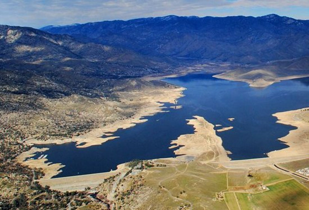 Lake Isabella aerial view